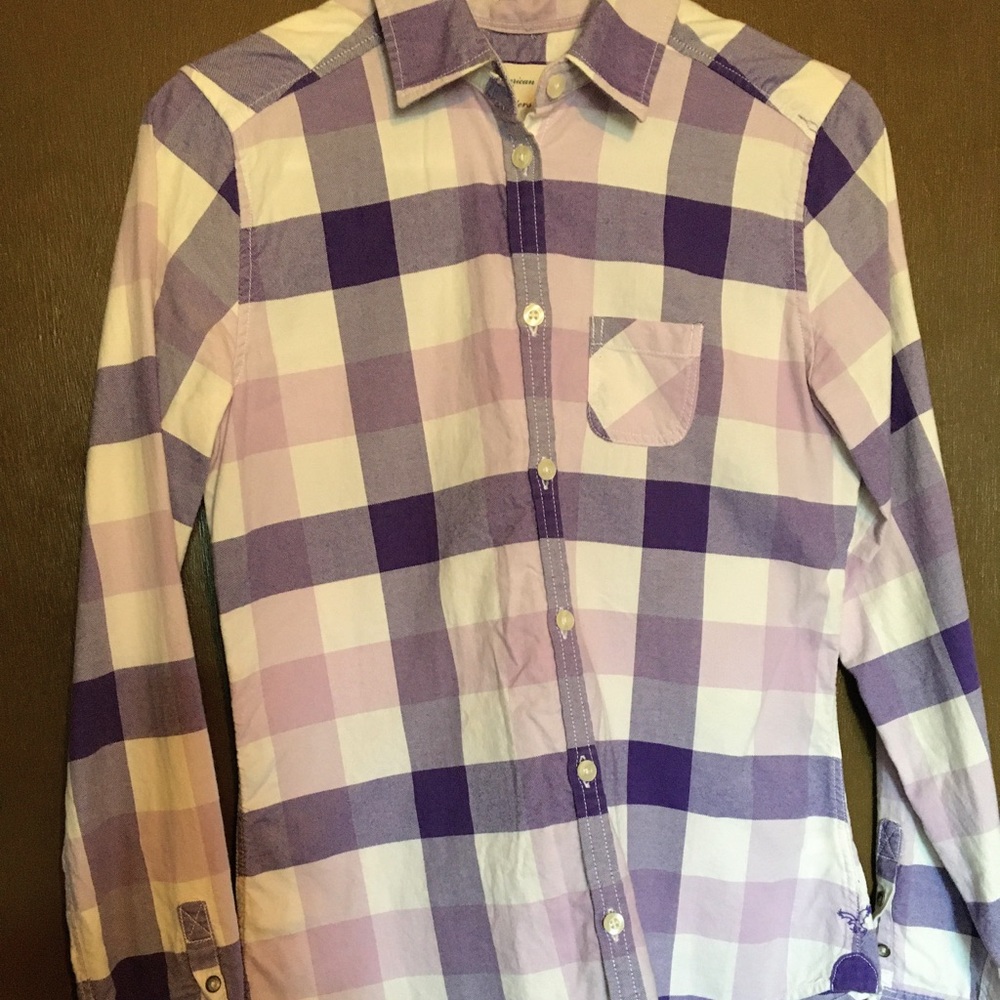 Button Down purple Flannel